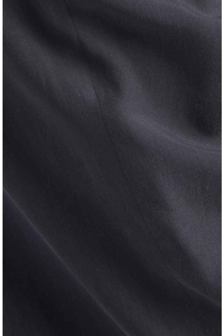 Tailored Silk Straight Leg Pants, Alternate, color, NOIR