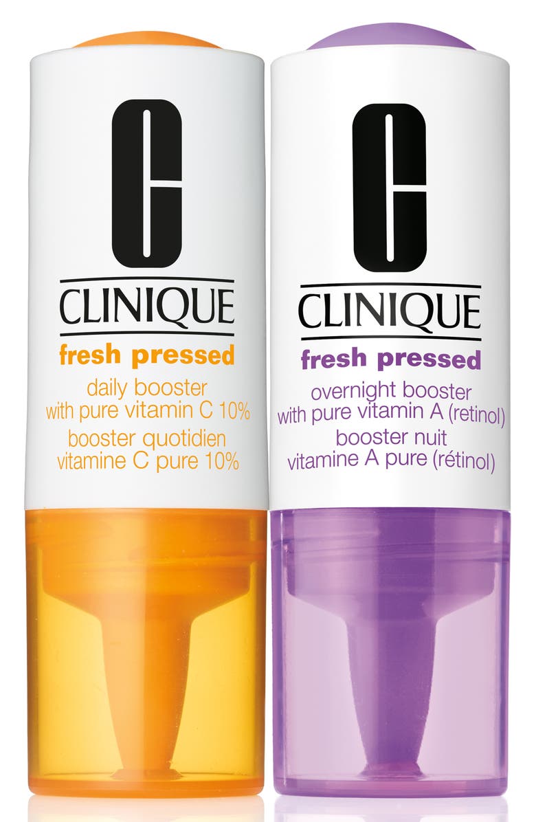 Clinique Fresh Pressed Clinical Daily + Overnight Boosters, Main, color, 