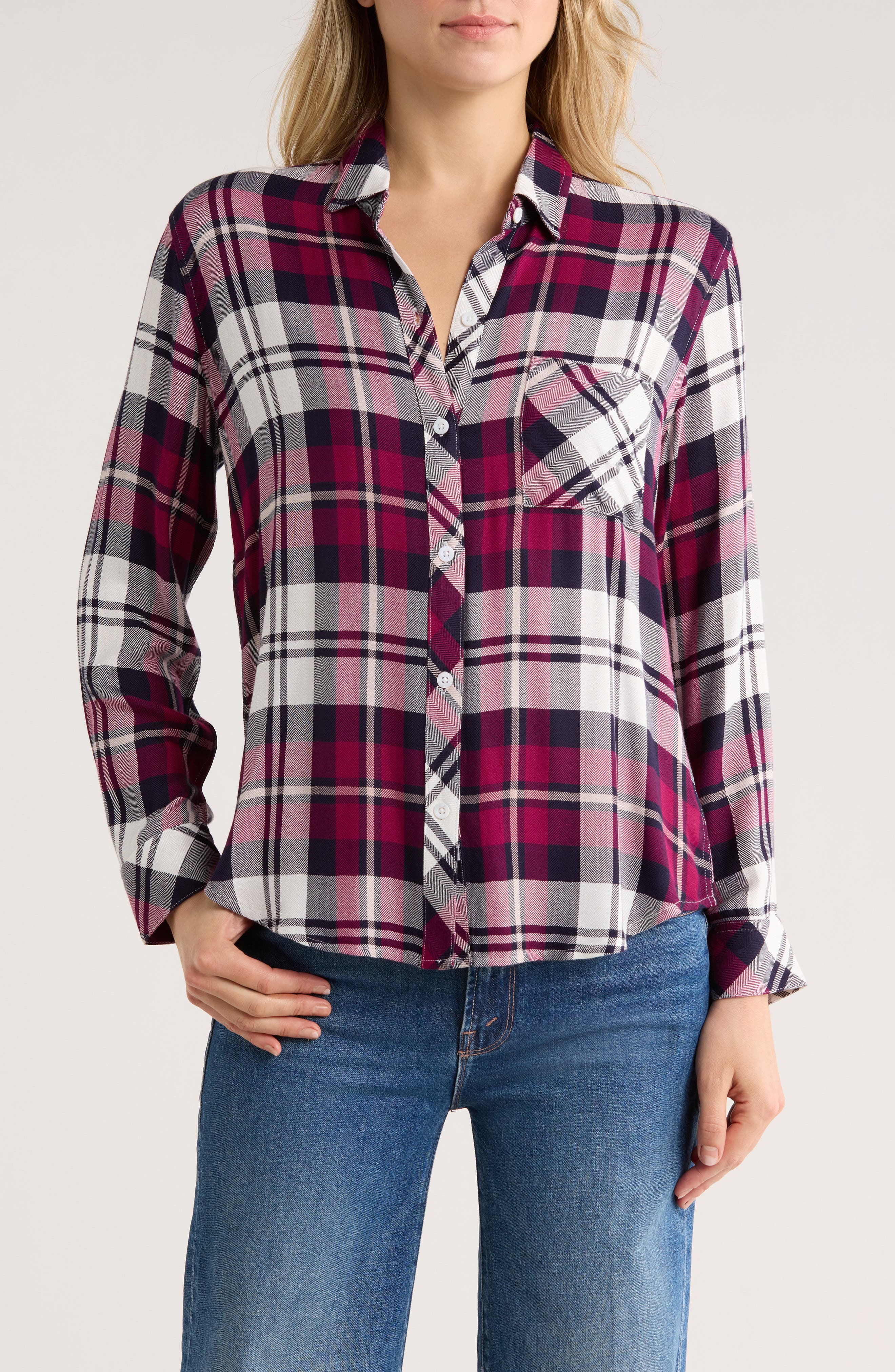Rails Hunter Plaid Button-Up Shirt