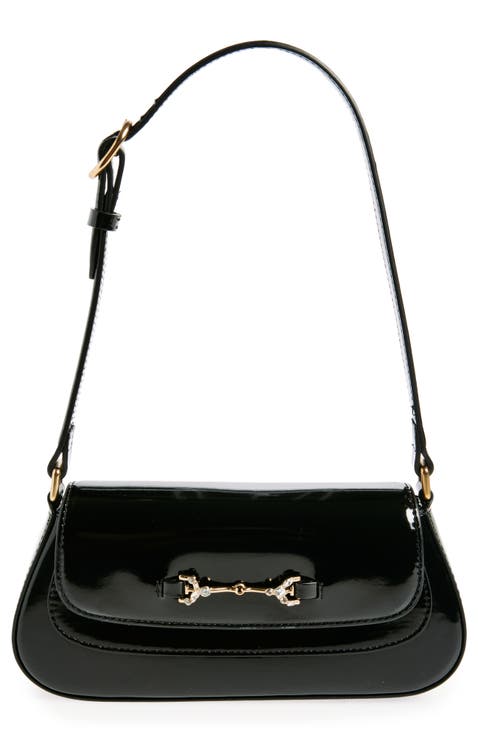 Small Loraine Faux Leather Shoulder Bag