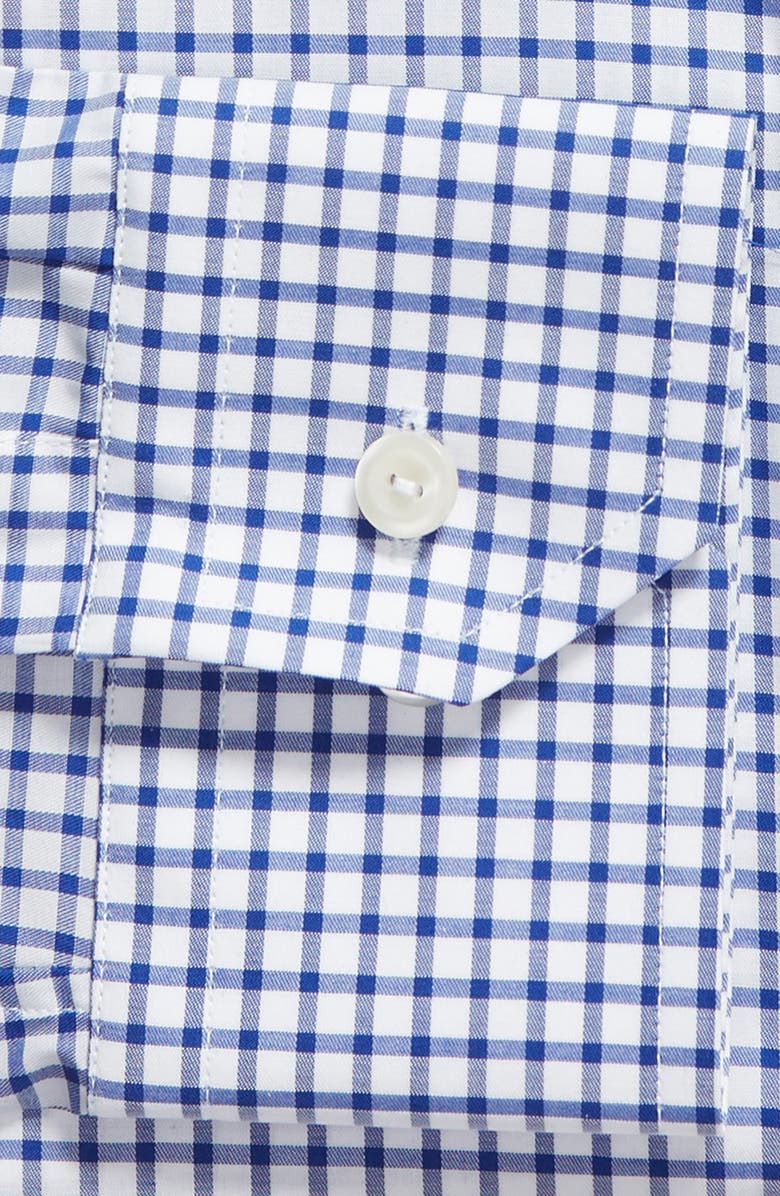 Eton Slim Fit Check Dress Shirt, Alternate, color, 