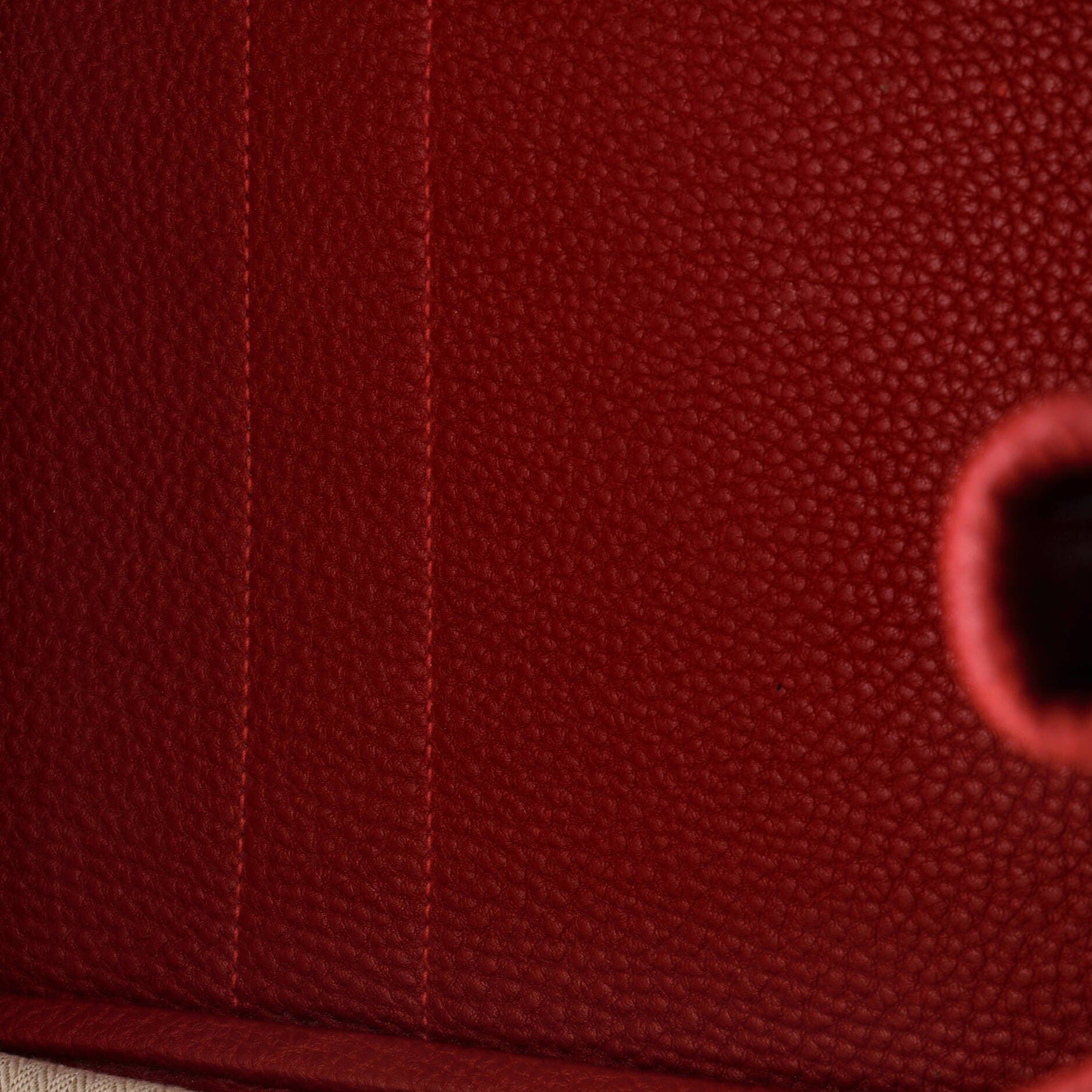 Garden Party Tote Leather 36, Alternate, color, Red