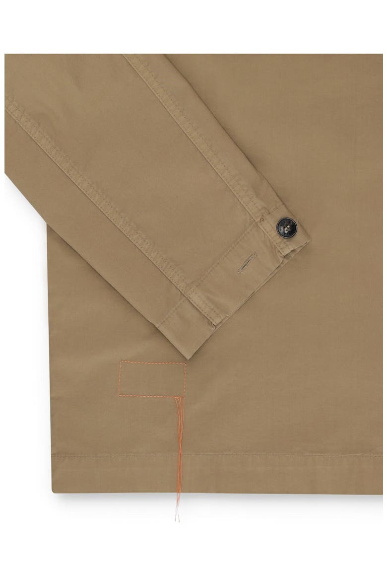 Solomon Twill Cotton Overshirt, Alternate, color, BEIGE
