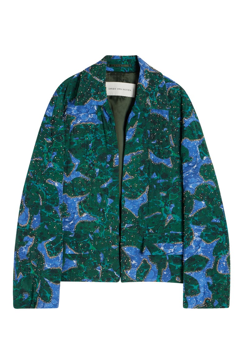 DRIES VAN NOTTEN 装飾ジャケット Embellished Open Front Jacket (Women) | Nordstrom