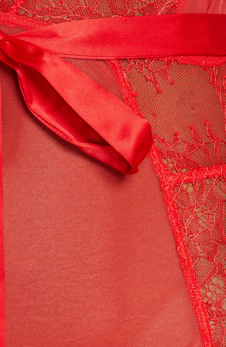 Bluebella Amelie Halter Lace Bodysuit, Alternate, color,