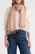 NORDSTROM RACK Check Cashmere Scarf