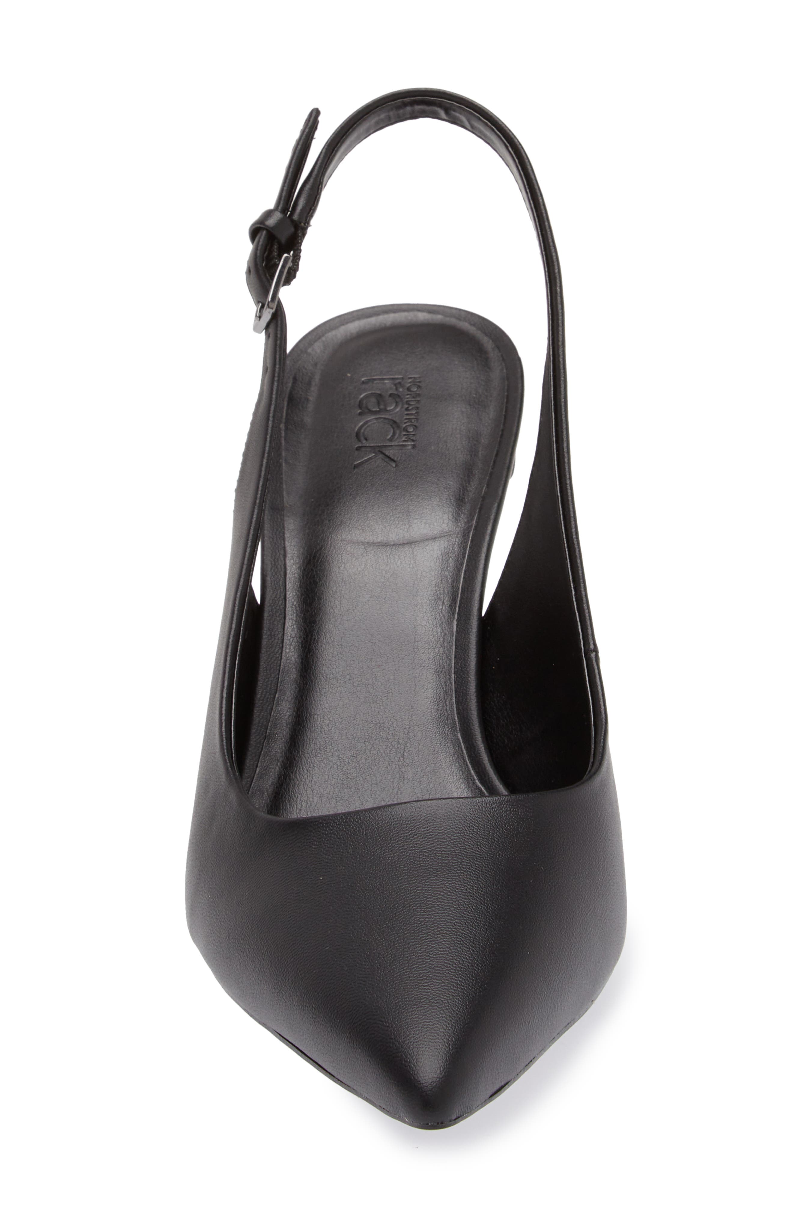 NORDSTROM RACK Priscilla Slingback Pump, Alternate, color, Black