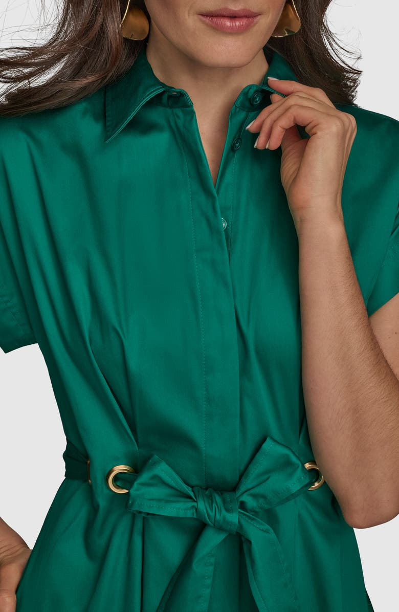 Donna Karan New York Cotton Midi Shirtdress, Alternate, color, 