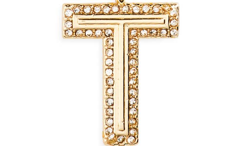 Baublebar Arianna Initial Pendant Necklace In Gold
