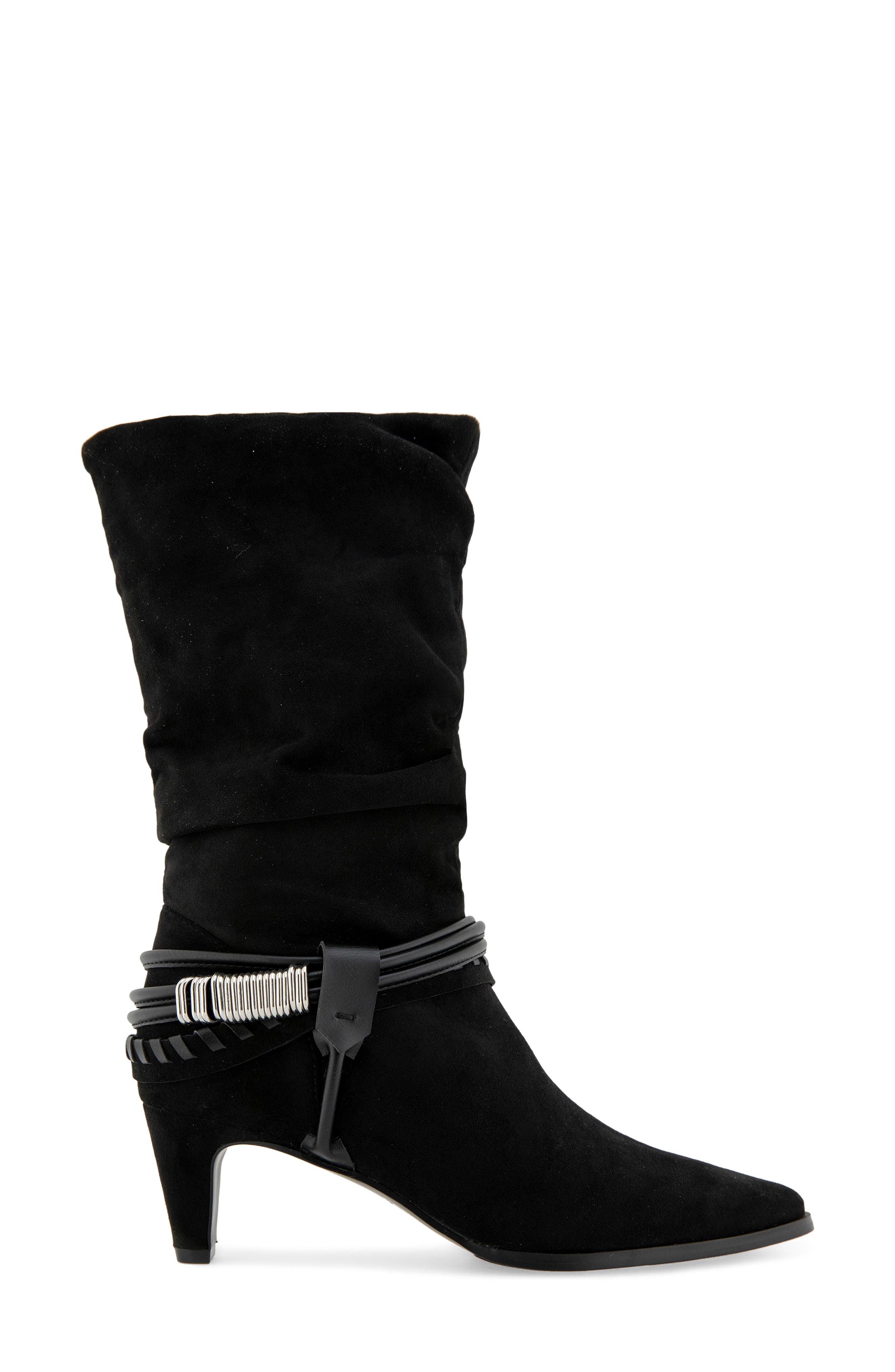 Nicole Boot, Alternate, color, BLACK FAUX SUEDE