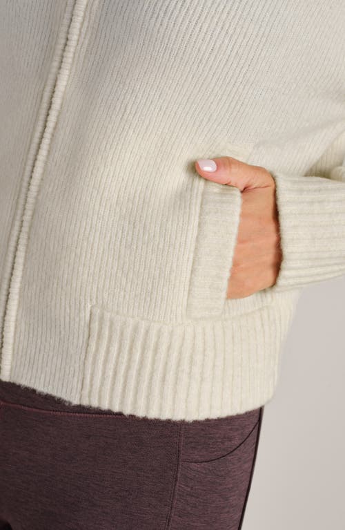 Rhone Westside Zip Cardigan In White