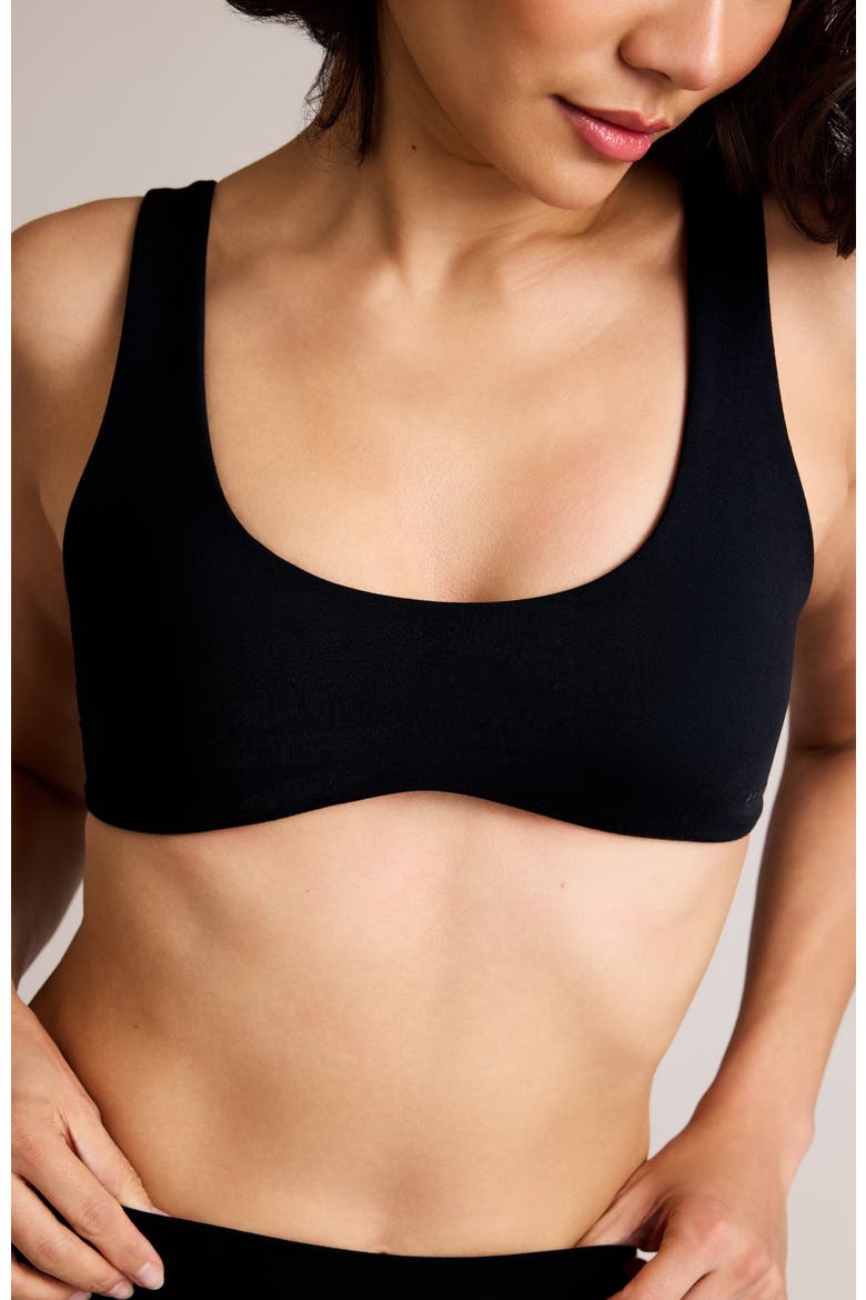 Wave Wirefree Bra, Main, color, Black
