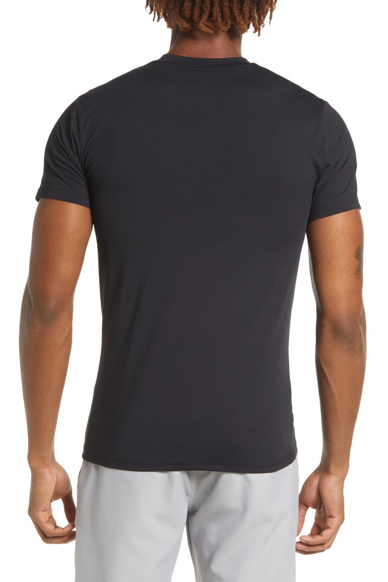 Havok Stretch Crewneck T-Shirt, Alternate, color, PITCH BLACK