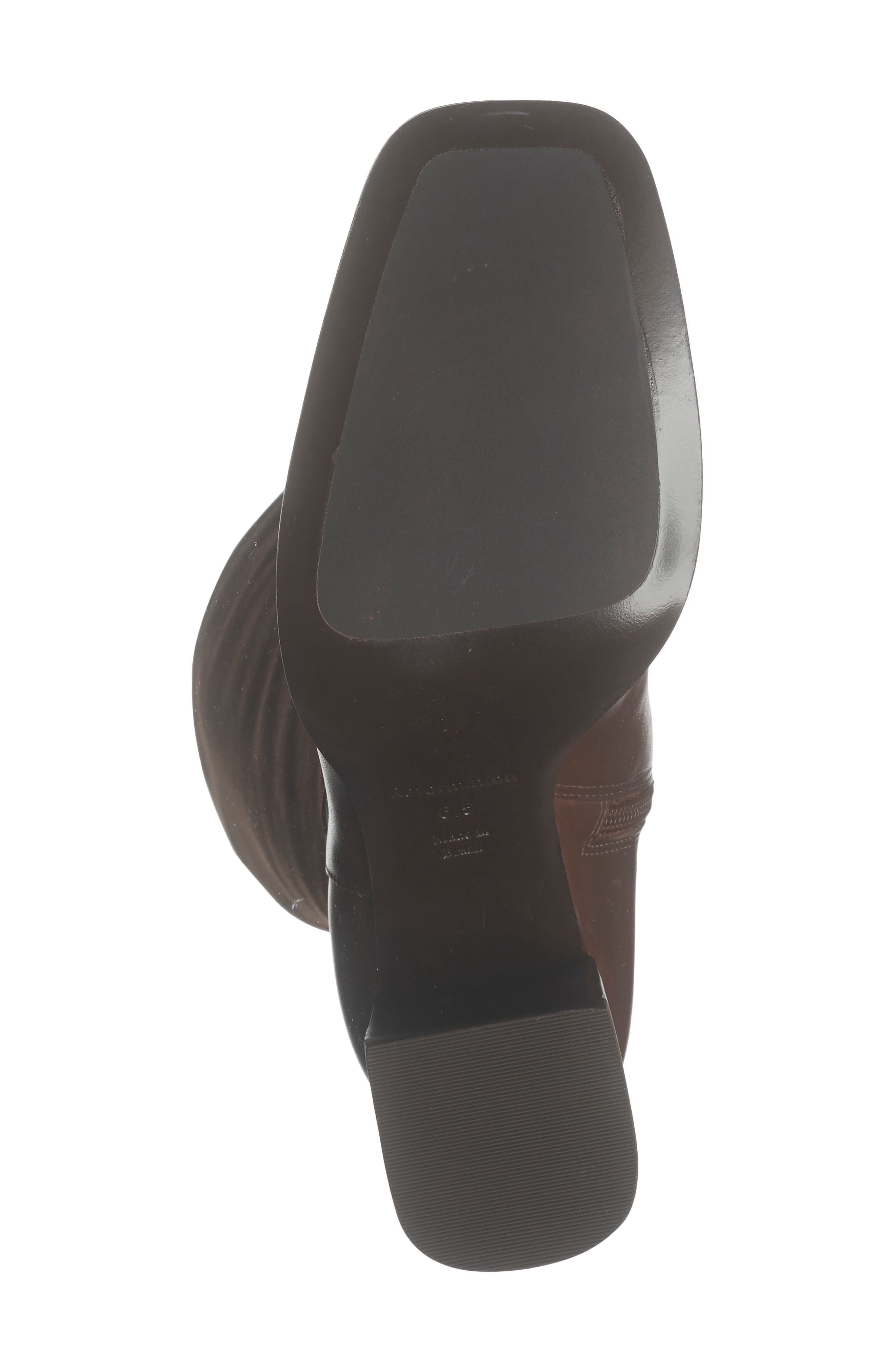 Franklin Leather Knee High Boot, Alternate, color, OAK SUEDE