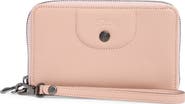 Longchamp Le Pilage Cuir Zip Wristlet Wallet