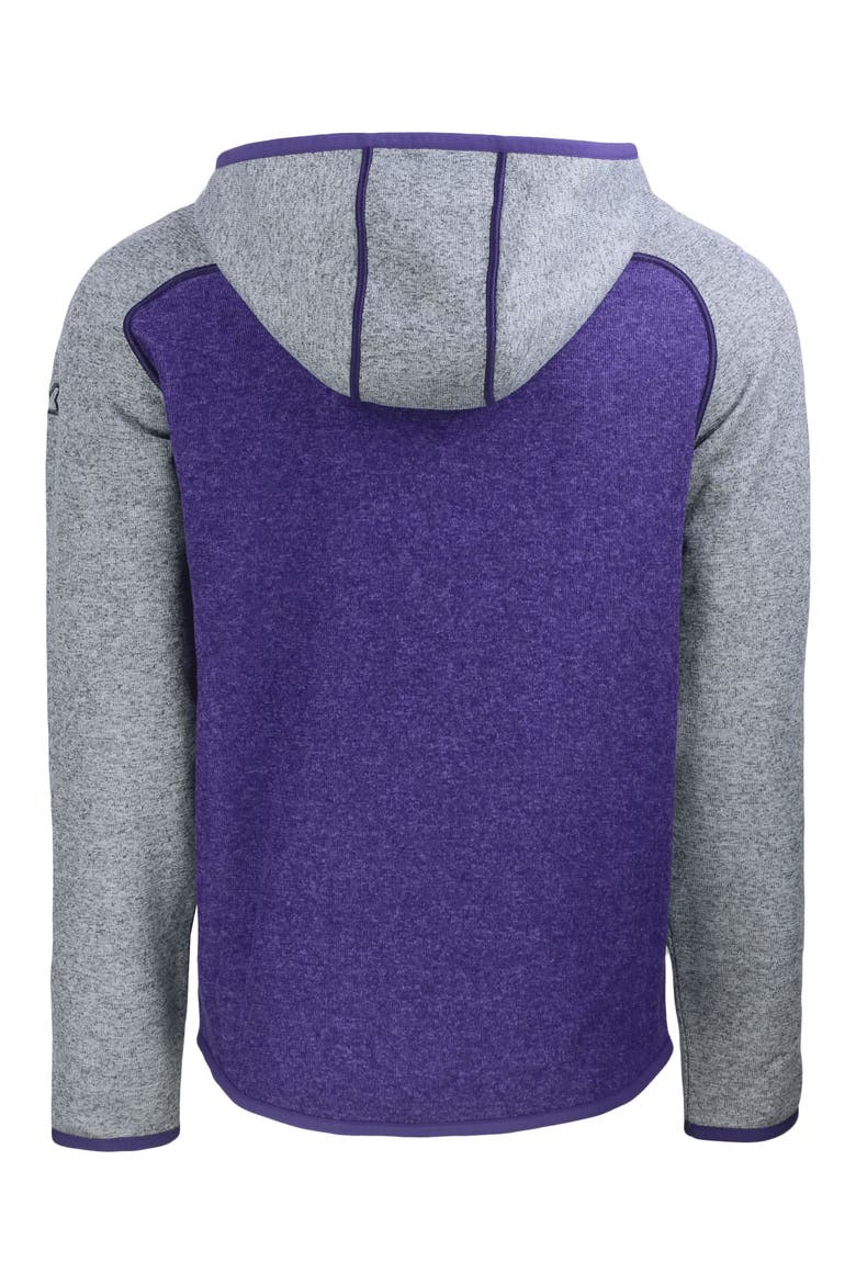 Mainsail Full Zip Hooded Jacket, Alternate, color, COLLEGE PURPLE/POLISH HEATHER