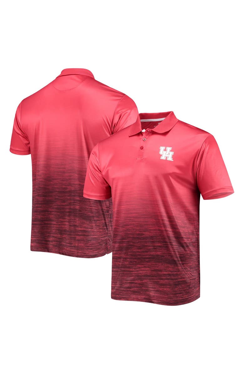 COLOSSEUM Men's Colosseum Red Houston Cougars Marshall Polo, Alternate, color, 
