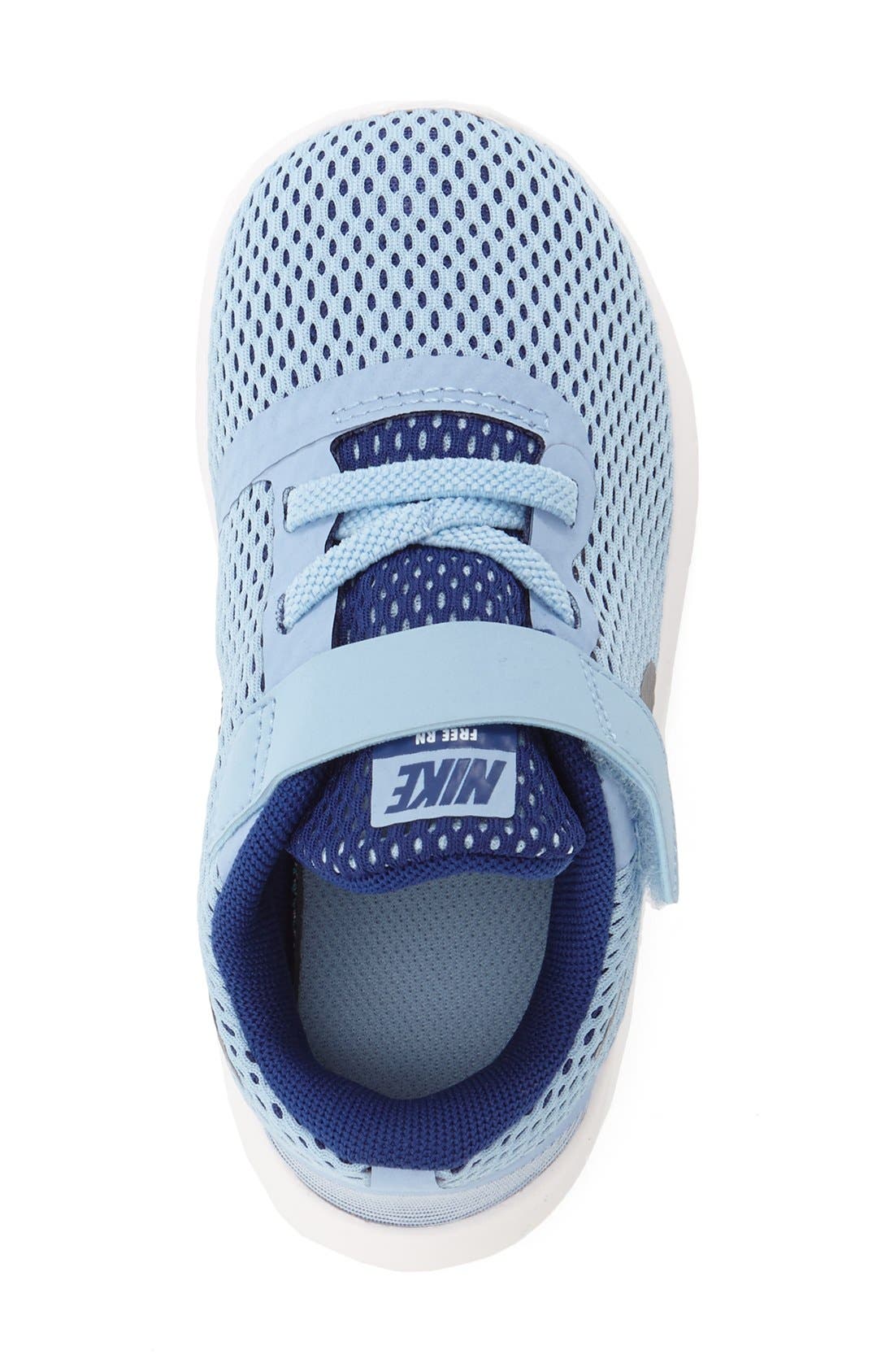 Free RN Sneaker, Alternate, color, BLUE CAP/ METALLIC SILVER