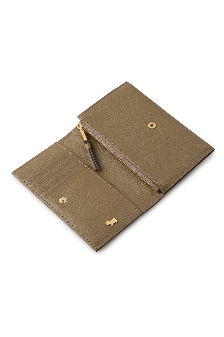 Oak Street - Stitch Medium Flapover Wallet, Alternate, color, Acorn