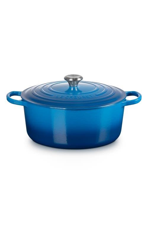 Le Creuset Signature 9-quart Round Enamel Cast Iron French/dutch Oven In Marseille