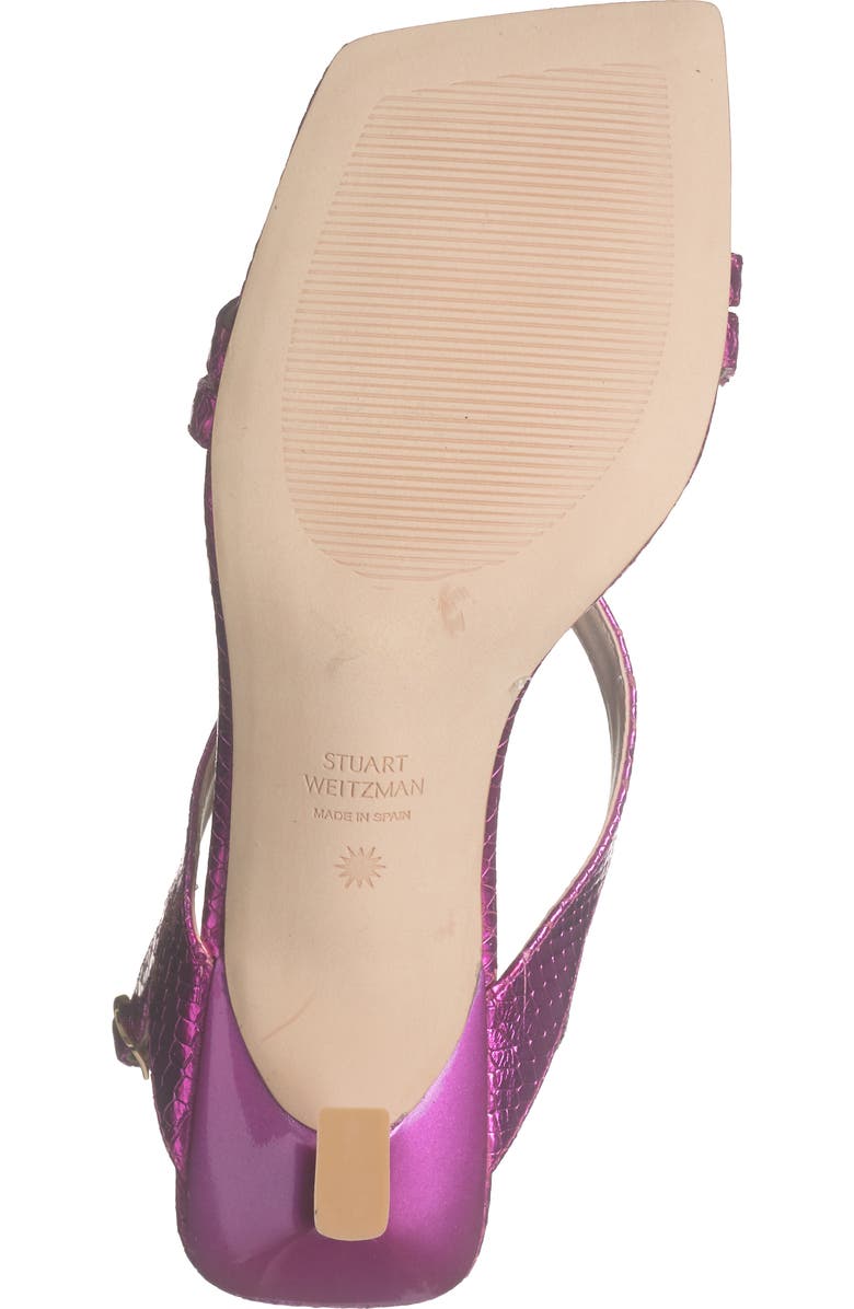 Stuart Weitzman Oasis 50 Kitten Heel Slingback Sandal, Alternate, color, Azalea