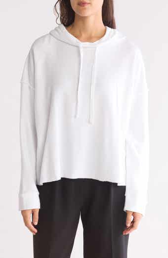 Eileen Fisher Organic Cotton Cropped Hoodie