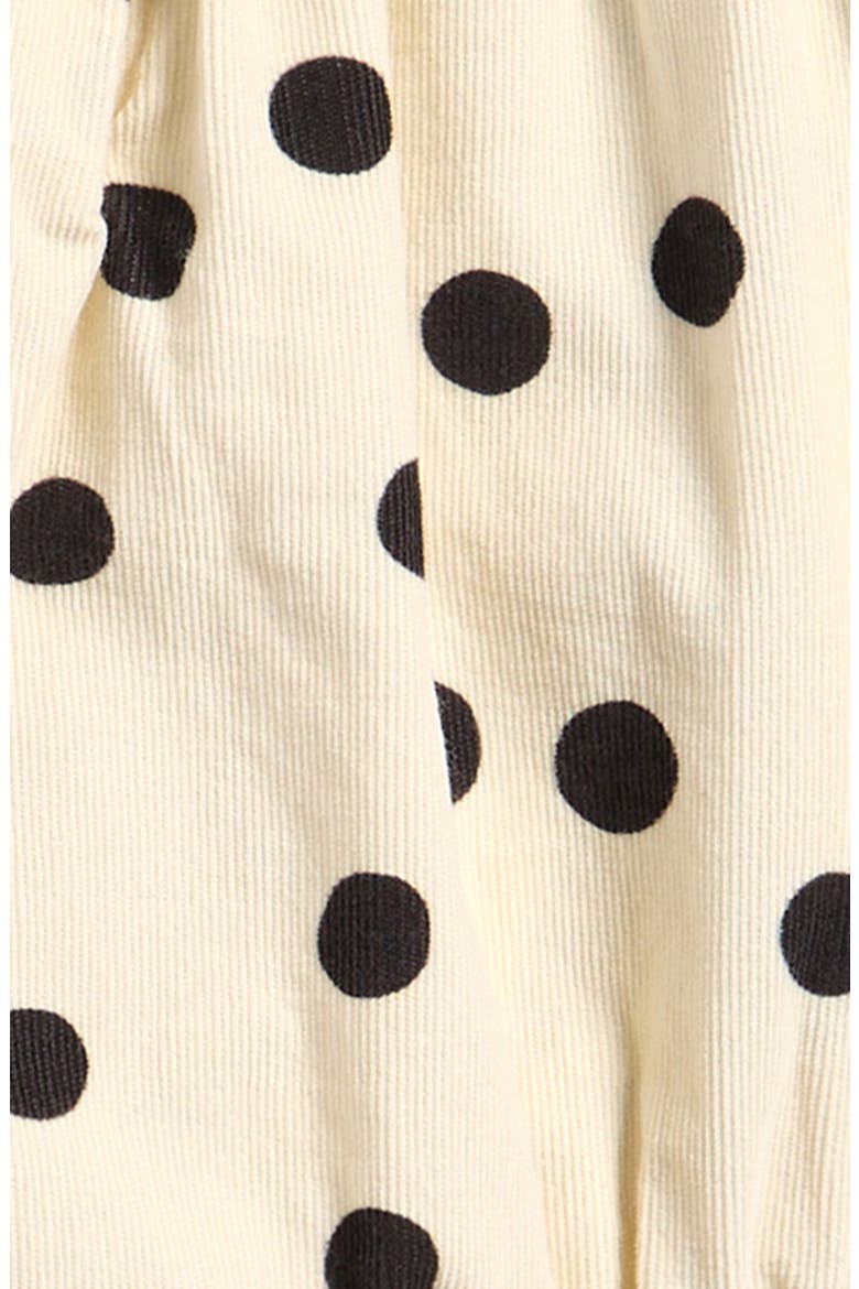 Polka Dot Romper & Tights Set, Alternate, color, NEUTRAL