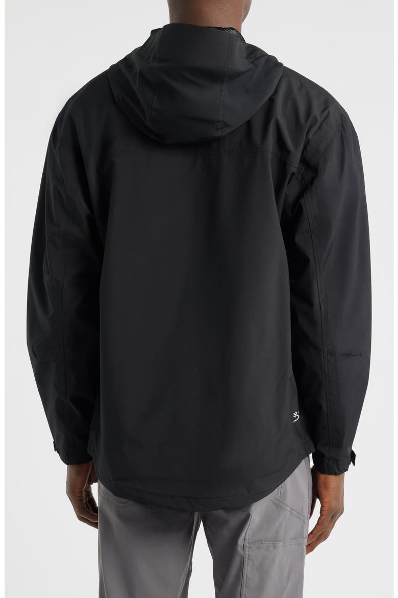 Breakwater Waterproof Ripstop Jacket, Alternate, color, BLACK