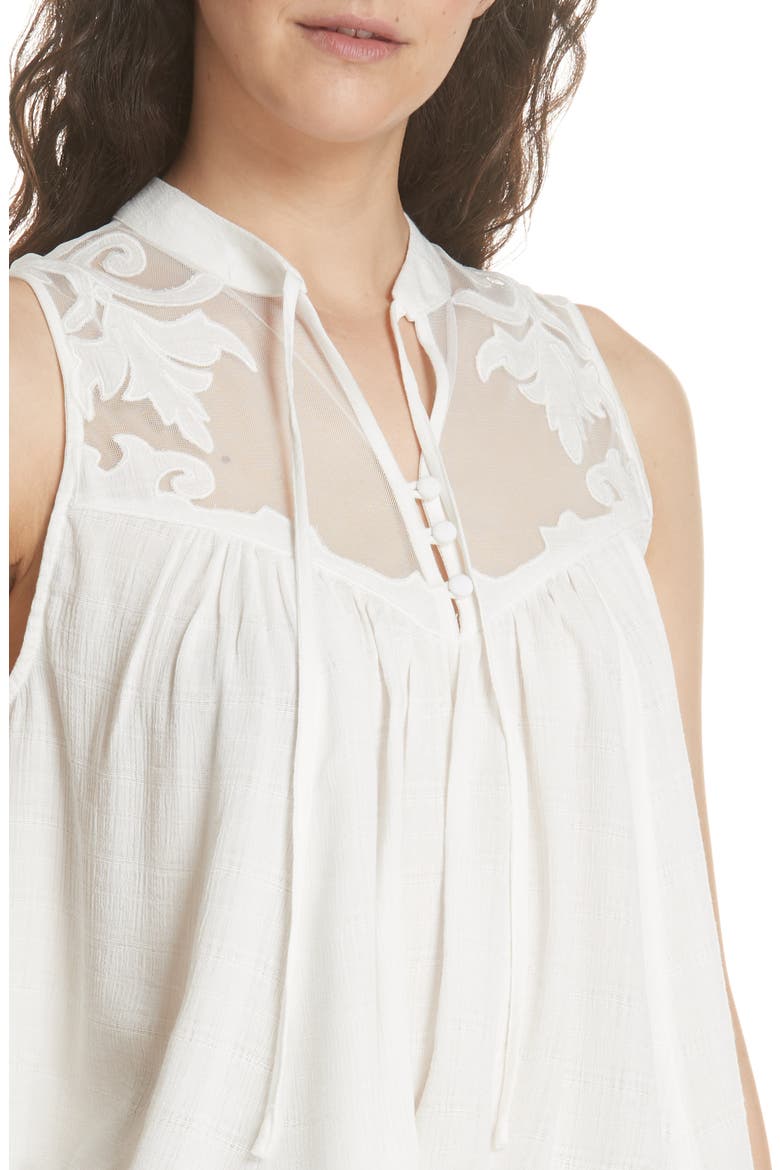 Western Romance Tank, Alternate, color, IVORY