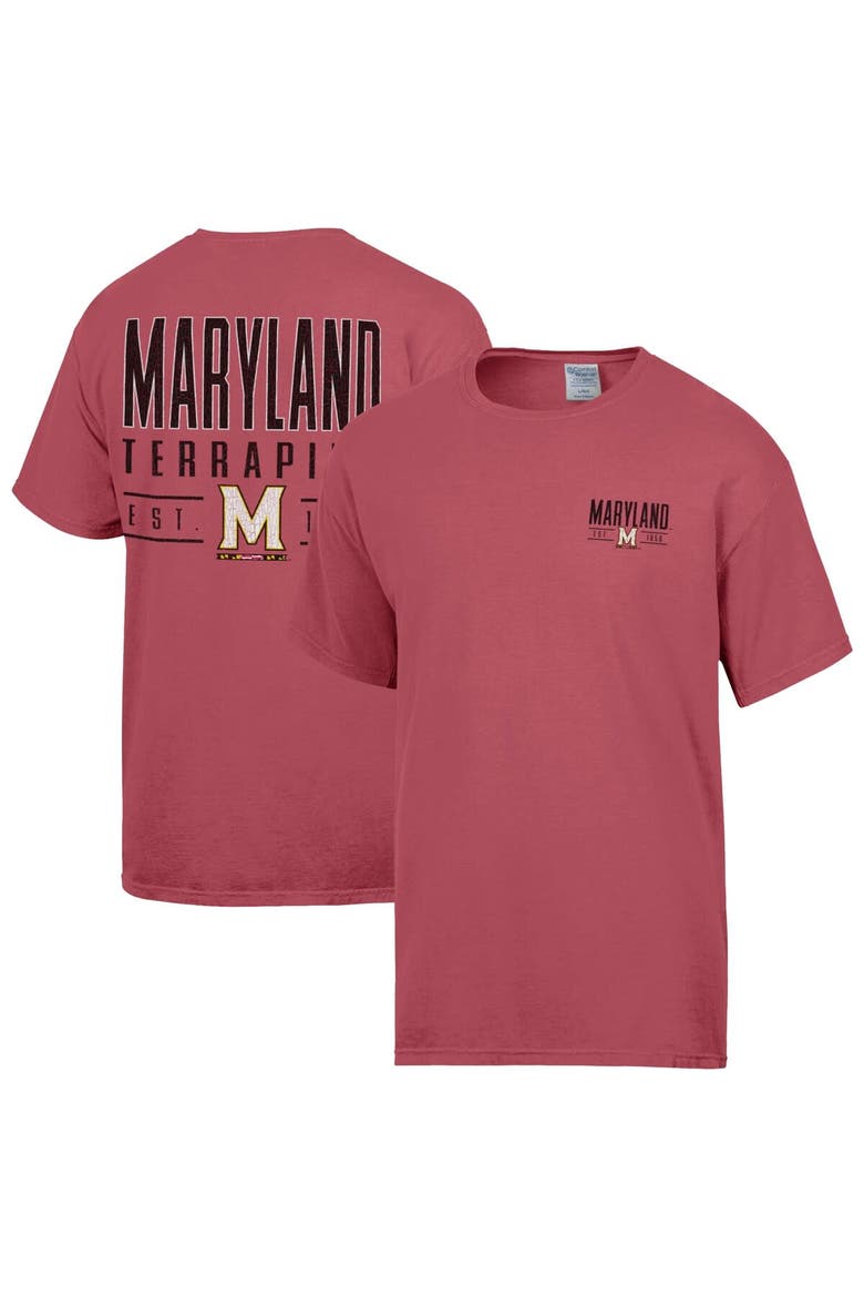 Men's ComfortWash  Red Maryland Terrapins Big Name T-Shirt, Main, color, Red