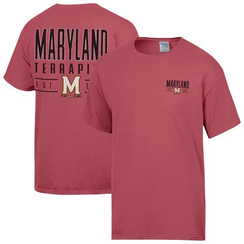 Men's ComfortWash  Red Maryland Terrapins Big Name T-Shirt