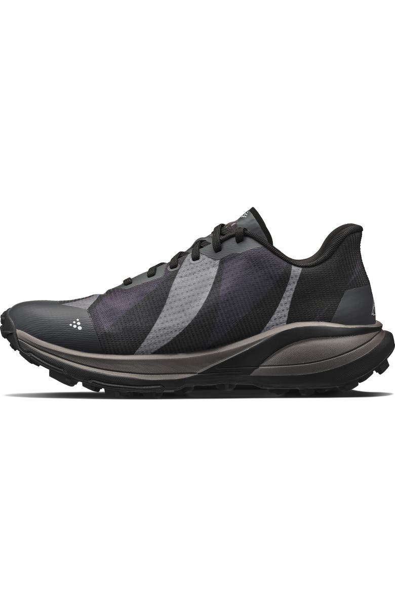Craft Pure Trail Pro Running Shoe, Alternate, color, Black