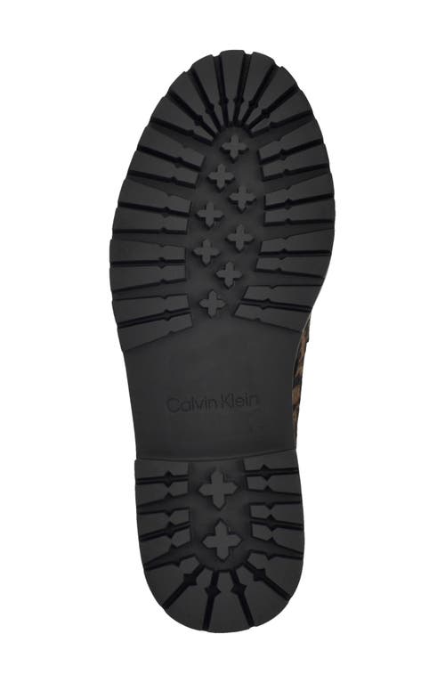 Calvin Klein Grantly Genuine Calf Hair Lug Sole Loafer
