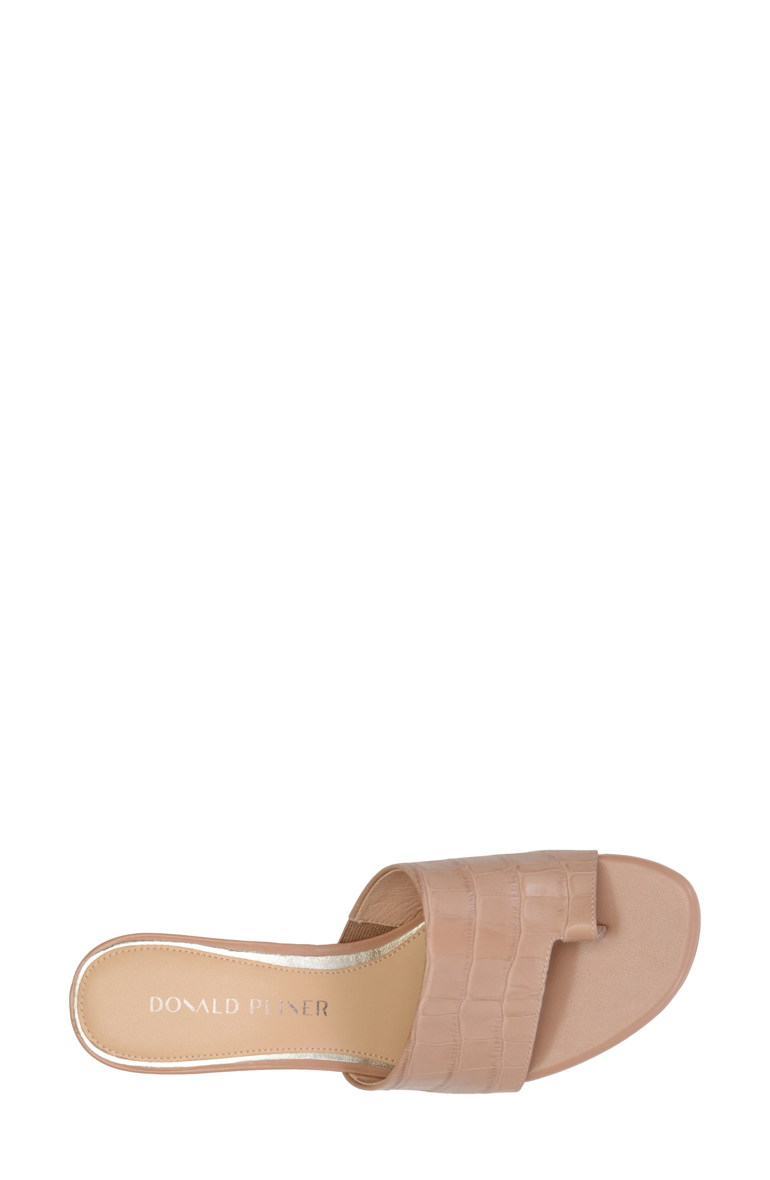 Melros Slide Sandal, Alternate, color, CAMEL LEATHER