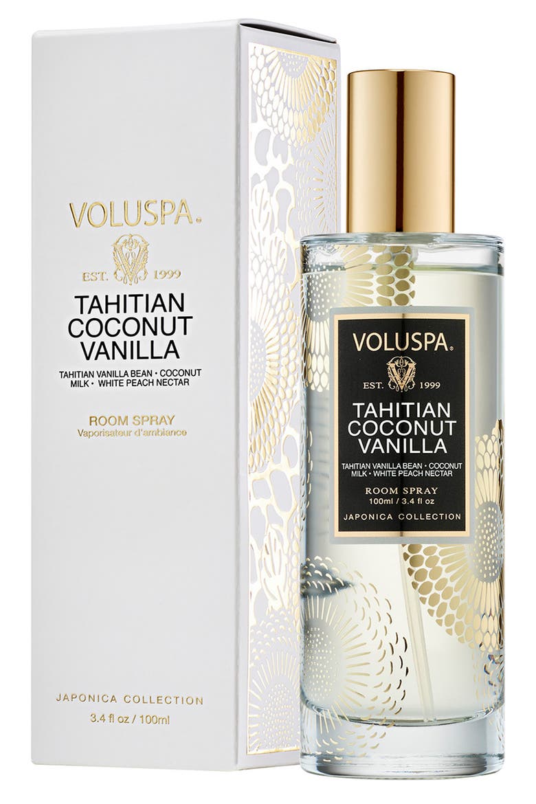 Tahitian Coconut Vanilla Room Spray, Alternate, color, WHITE