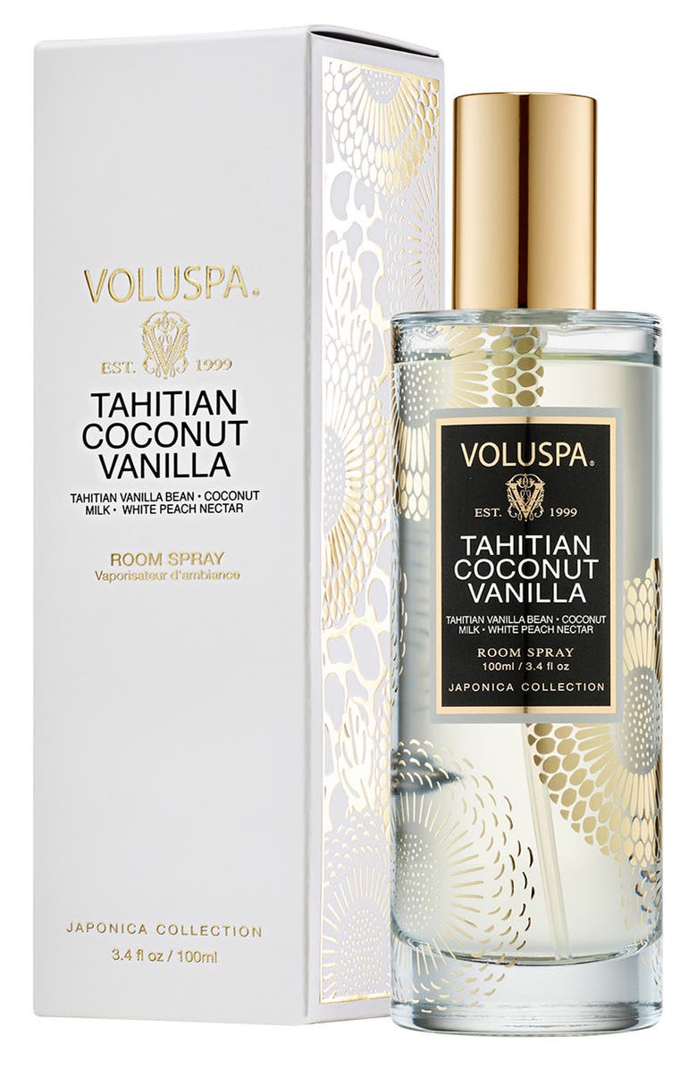 Voluspa Tahitian Coconut Vanilla Room Spray, Alternate, color, White
