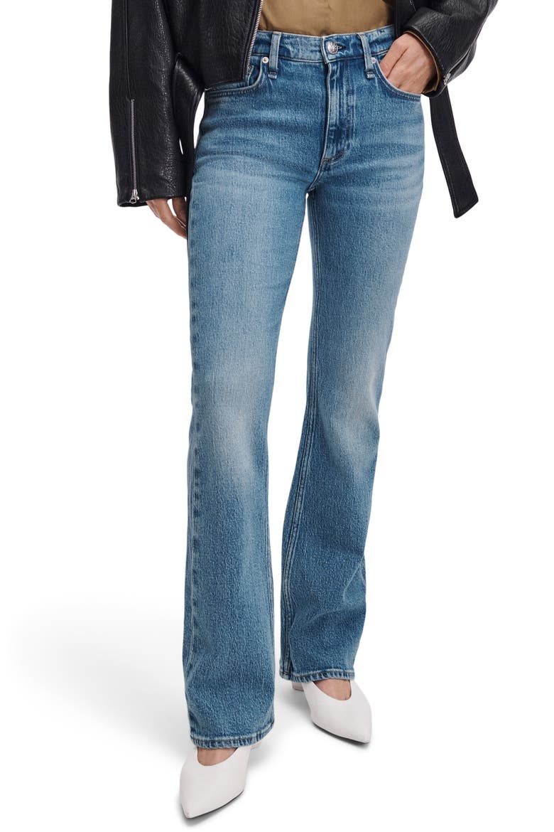 Peyton Mid Rise Bootcut Jeans, Main, color, MONTEROSSO