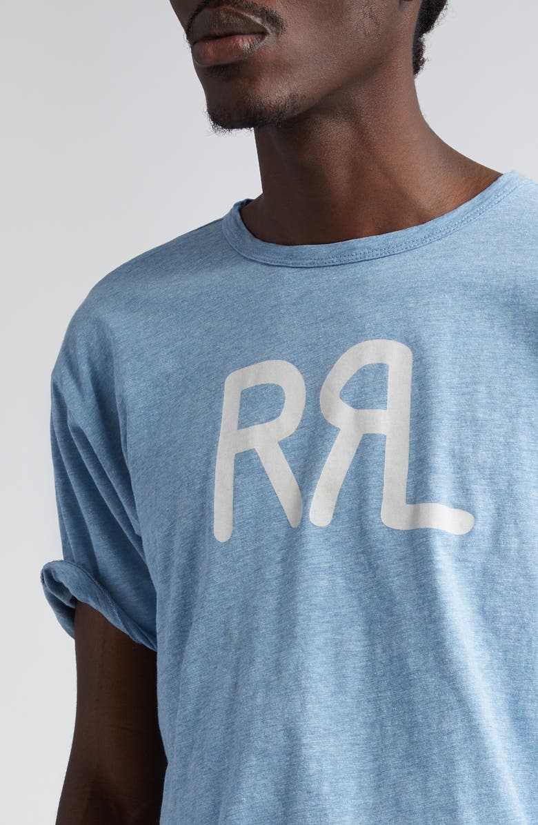 Double RL RRL Logo Cotton Jersey Graphic T-Shirt, Alternate, color, 