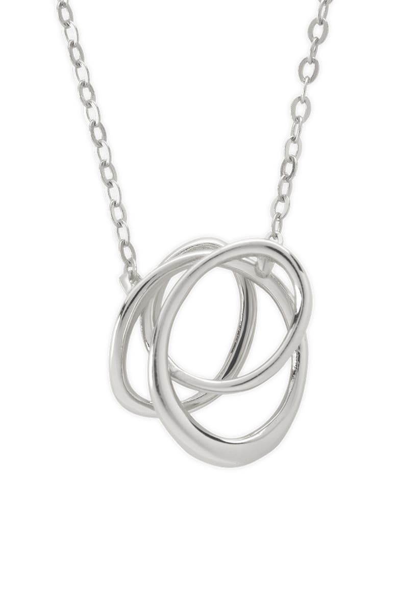 Eve Linked Harmony Pendant Necklace, Alternate, color, SILVER