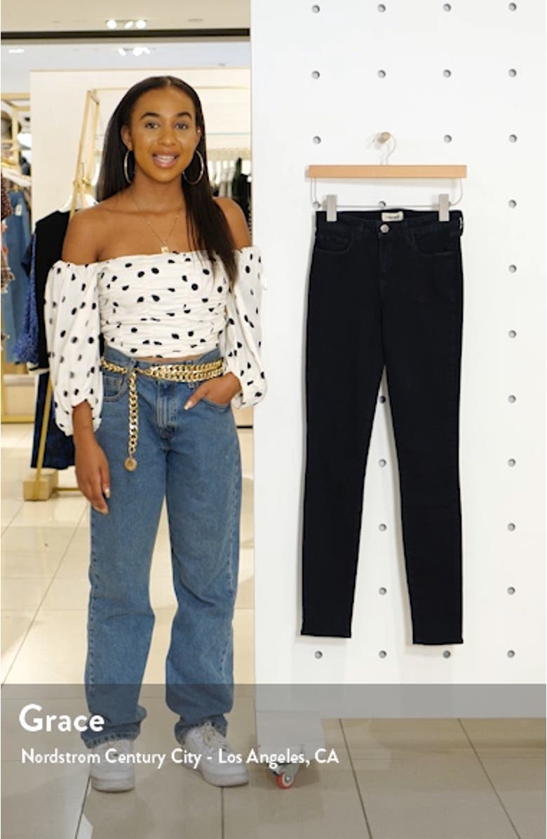 '30' High Rise Skinny Jeans, sales video thumbnail