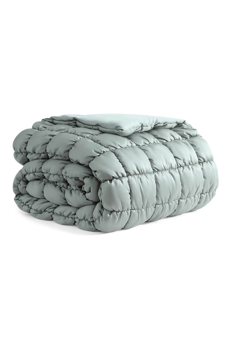 Puff Comforter, Main, color, SLATE GREY