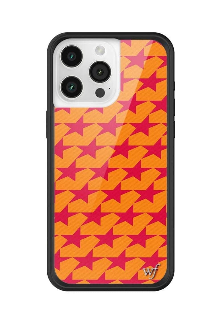 Starry Not Sorry iPhone Case, Alternate, color, Orange