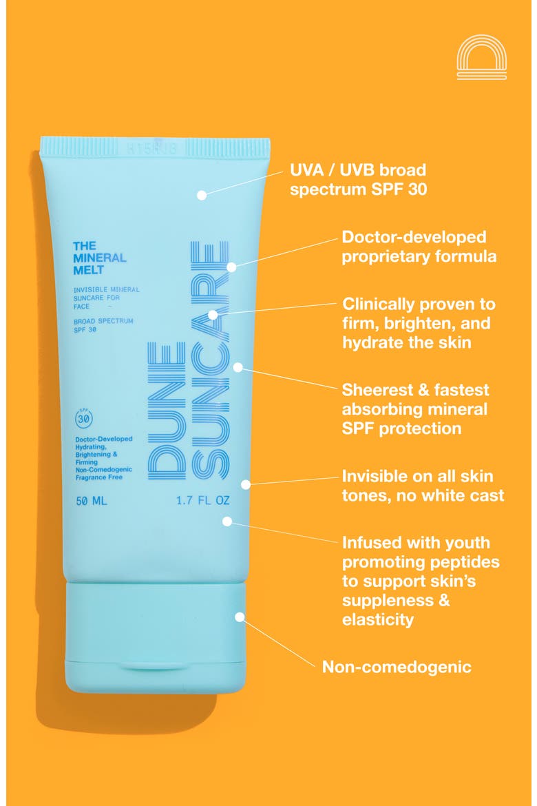 The Mineral Melt Invisible Mineral Face Sunscreen SPF 30, Alternate, color, NO COLOR