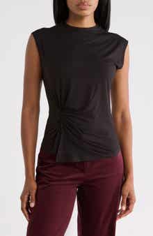 Knot Front Sleeveless Top