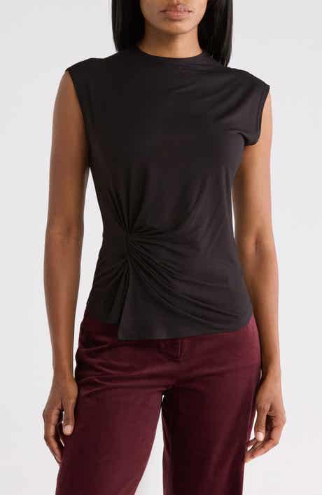 Knot Front Sleeveless Top