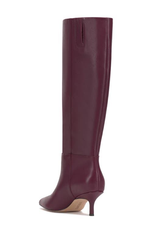 Vince Camuto Tansie Tall Boot In Burgundy