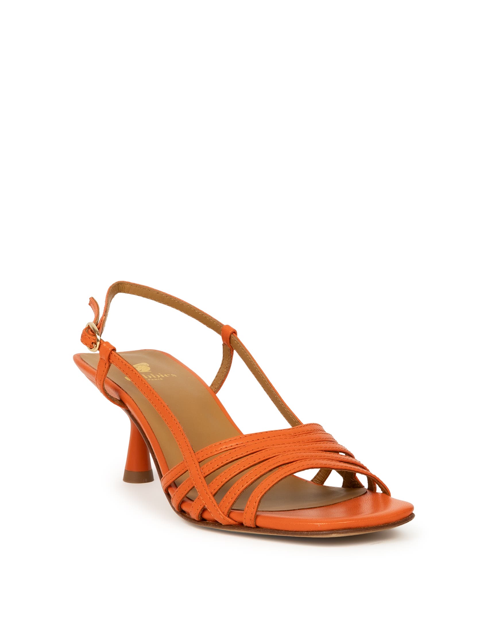 Ève Heeled Sandals, Alternate, color, Sunrise