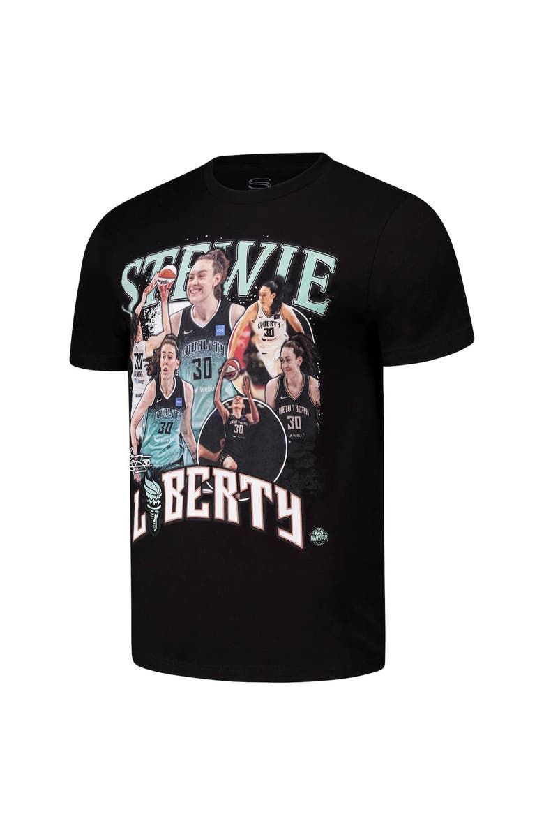 Stadium Essentials Unisex Stadium Essentials Breanna Stewart Black New York Liberty  2024 Crossroads T-Shirt, Alternate, color, Black