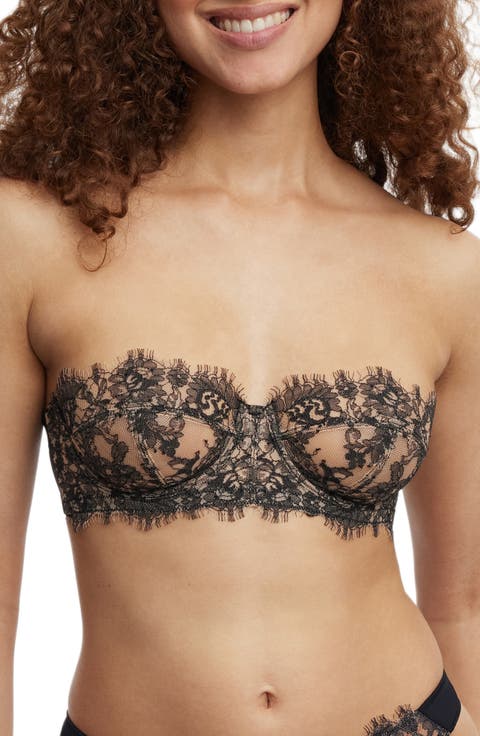 Entice Strapless Lace Underwire Bra