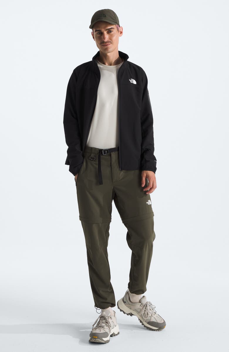 The North Face Tek Approach Water Repellent Jacket, Alternate, color, Black